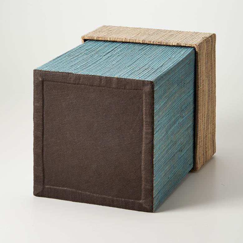 ゴミ 箱 ダスト ボックス おしゃれ 蓋 ふた 付き ウォーターヒヤシンス ブルー ピンク 約 W 20.5cm D 20.5cm H 30cm 四角 寝室 雑貨 北欧 西海岸風 14027 | ELEMENTS（インテリア） | 19