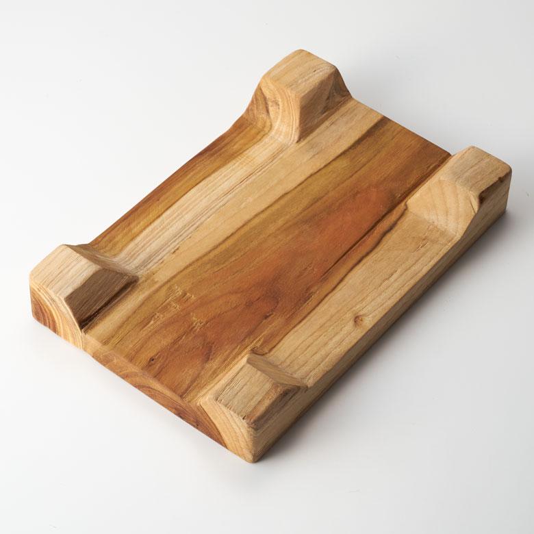 トレー トレイ ディスプレイ チーク ウッド 天然 木 インテリア アクセサリー 店舗 什器 収納 オブジェ デコレーション 置台 おしゃれ 北欧 雑貨 西海岸 14029 | ELEMENTS（インテリア） | 15