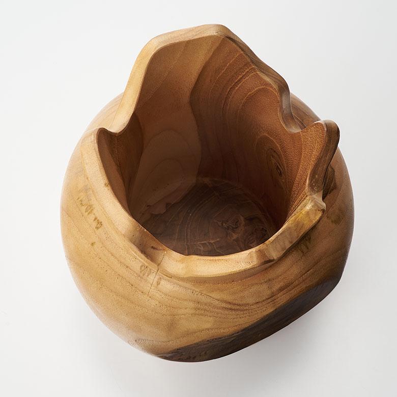 フラワー ベース 造 花 瓶 びん フェイク グリーン 高さ 30cm 天然 木 ウッド 大きめ 大型 花器 置き物 オブジェ おしゃれ 北欧 インテリア 雑貨 西海岸風 14031 | ブランド登録なし | 15