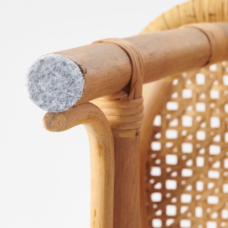 スツール ラタン 籐 天然素材 チェア 椅子 長方形 座面高 42cm ナチュラル ベージュ オットマン インテリア 軽量 おしゃれ 北欧 リゾート 雑貨 西海岸 14034 | ELEMENTS（インテリア） | 14