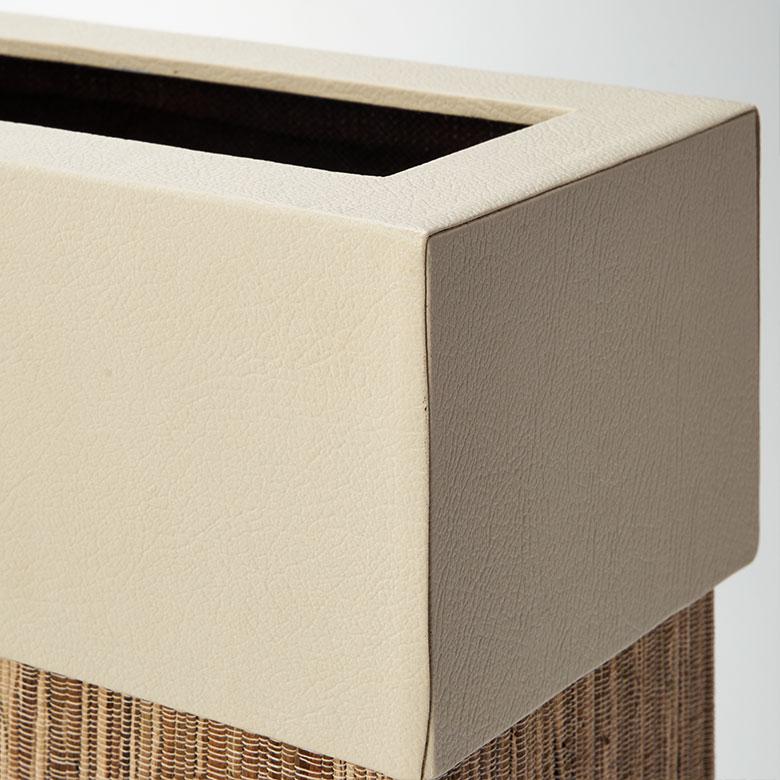 ゴミ 箱 ダスト ボックス 四角 長方形 ウォーターヒヤシンス 高さ 30cm 7L 袋 見えない 中身 くず 入れ モダン おしゃれ 北欧 リゾート 雑貨 西海岸 14037 | ELEMENTS（インテリア） | 18