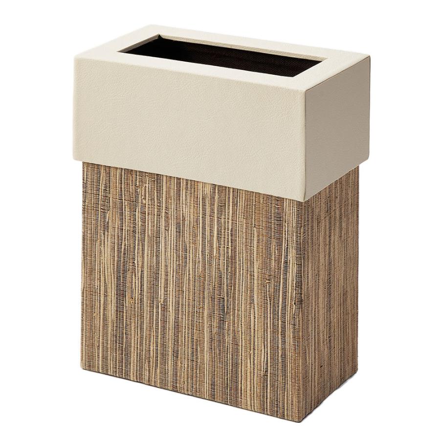 ゴミ 箱 ダスト ボックス 四角 長方形 ウォーターヒヤシンス 高さ 30cm 7L 袋 見えない 中身 くず 入れ モダン おしゃれ 北欧 リゾート 雑貨 西海岸 14037 | ELEMENTS（インテリア） | 20