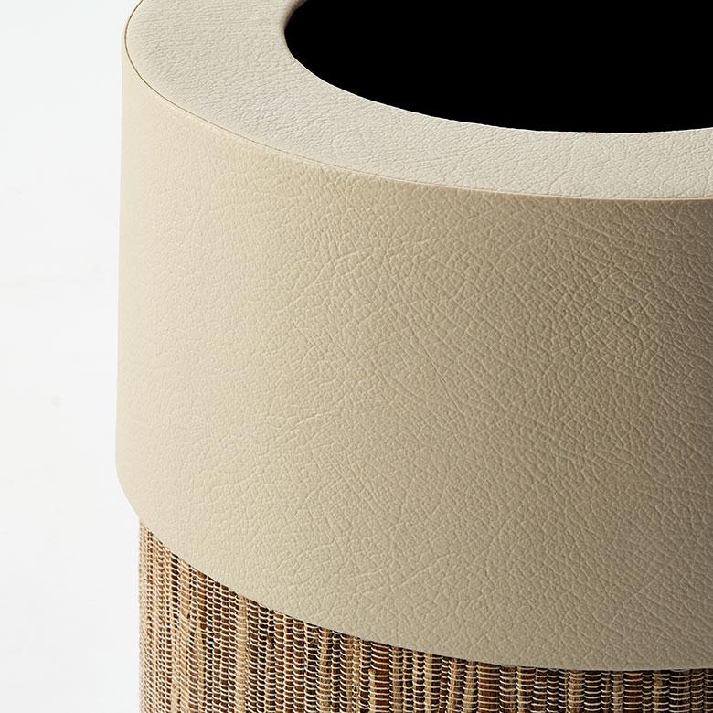 ゴミ 箱 ダスト ボックス 丸形 円型 ウォーターヒヤシンス 高さ 30cm 9L 袋 見えない 中身 くず 入れ モダン おしゃれ 北欧 リゾート 雑貨 西海岸 14039 | ELEMENTS（インテリア） | 13