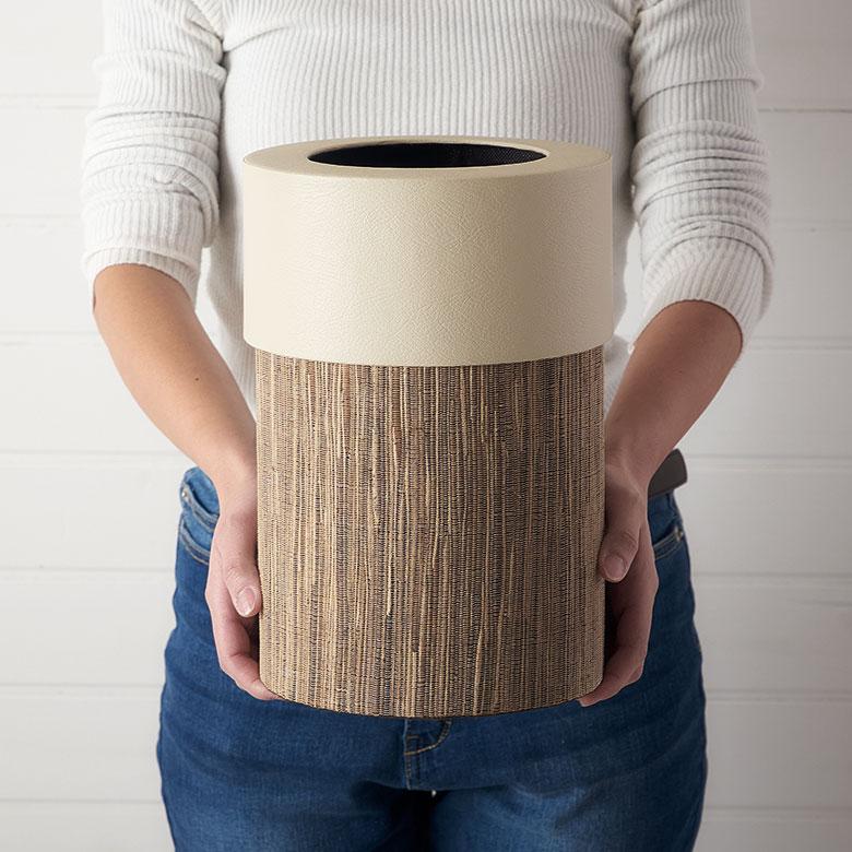 ゴミ 箱 ダスト ボックス 丸形 円型 ウォーターヒヤシンス 高さ 30cm 9L 袋 見えない 中身 くず 入れ モダン おしゃれ 北欧 リゾート 雑貨 西海岸 14039 | ELEMENTS（インテリア） | 15