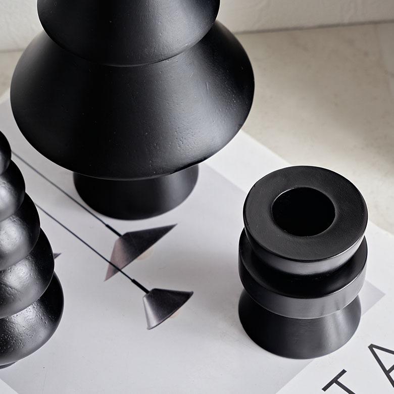 キャンドル ホルダー 天然 木 製 Ｍサイズ 2way ウッド 高さ 6cm ナチュラル スタンド ろうそく 立て テーパー ティー 什器 おしゃれ 北欧 雑貨 西海岸風 1404 | ELEMENTS（インテリア） | 04