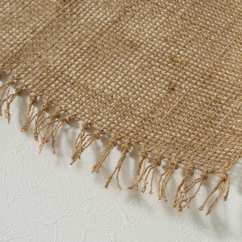 テーブル ランナー シンプル 幅 220cm ヤシ エーゲル コーディネート ダイニング クロス 食卓 南国 おしゃれ 北欧 リゾート 雑貨 インテリア 西海岸 14067 | ELEMENTS（インテリア） | 14