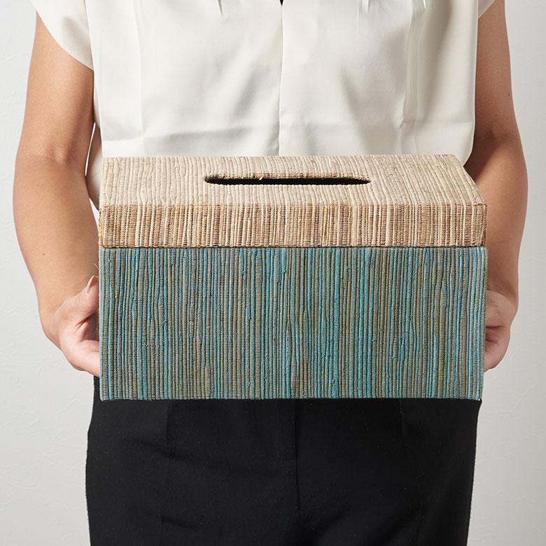 蓋付き ティッシュケース 厚型対応 ティッシュカバー ウォーターヒヤシンス XLサイズ ボックス 卓上 おしゃれ 北欧 リゾート 雑貨 インテリア 西海岸 14075 | ELEMENTS（インテリア） | 12