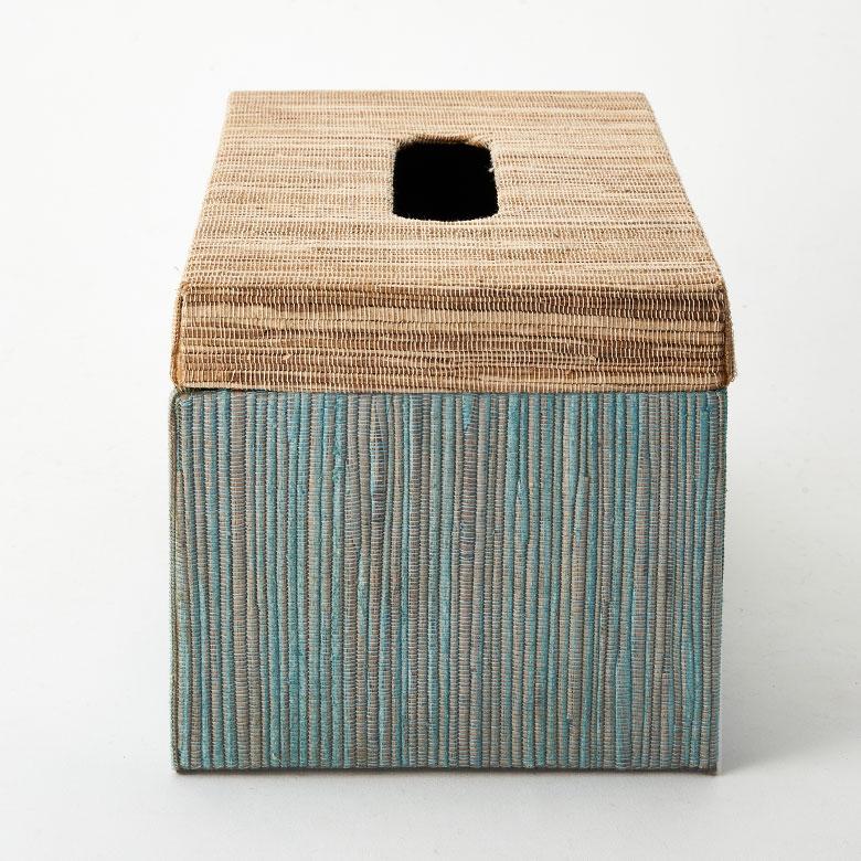 蓋付き ティッシュケース 厚型対応 ティッシュカバー ウォーターヒヤシンス XLサイズ ボックス 卓上 おしゃれ 北欧 リゾート 雑貨 インテリア 西海岸 14075 | ELEMENTS（インテリア） | 16