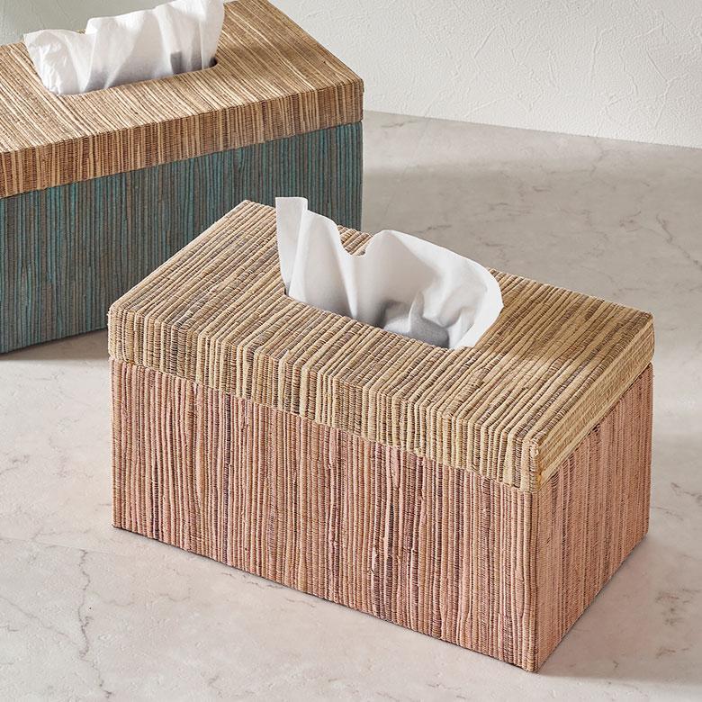 蓋付き ティッシュケース 厚型対応 ティッシュカバー ウォーターヒヤシンス XLサイズ ボックス 卓上 おしゃれ 北欧 リゾート 雑貨 インテリア 西海岸 14075 | ELEMENTS（インテリア） | 10