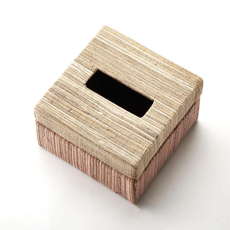 ティッシュケース おしゃれ コンパクト ハーフ ティッシュカバー ウォーターヒヤシンス ティッシュ おしゃれ 北欧 リゾート 雑貨 インテリア 西海岸 14076 | ELEMENTS（インテリア） | 15