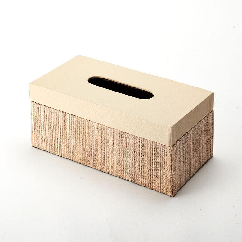 蓋付き ティッシュケース 厚型対応 ティッシュカバー レザー ウォーターヒヤシンス 合皮 Lサイズ おしゃれ 北欧 リゾート 雑貨 インテリア 西海岸 14077 | ELEMENTS（インテリア） | 12