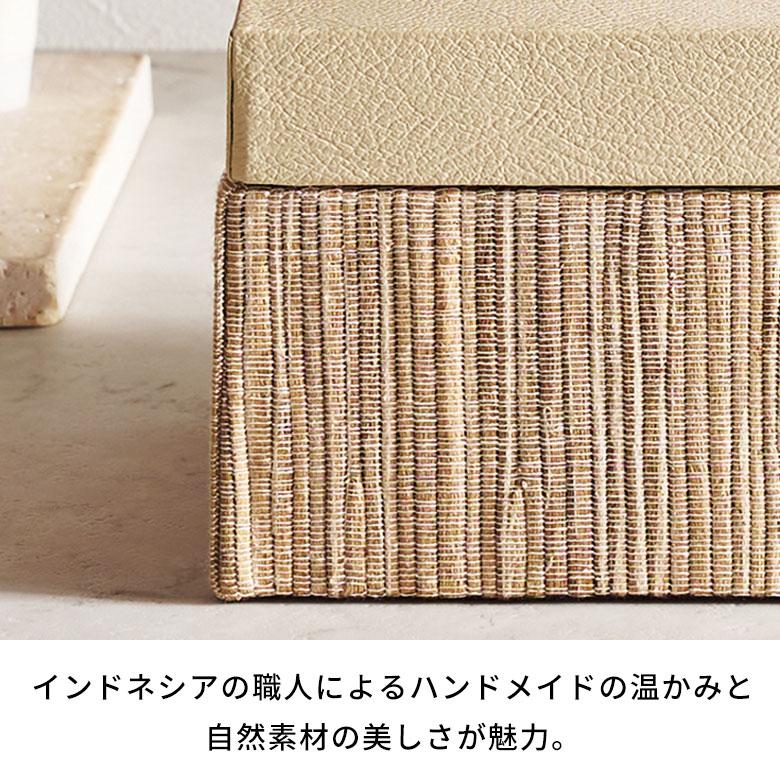 蓋付き ティッシュケース 厚型対応 ティッシュカバー レザー ウォーターヒヤシンス 合皮 Lサイズ おしゃれ 北欧 リゾート 雑貨 インテリア 西海岸 14077 | ELEMENTS（インテリア） | 04