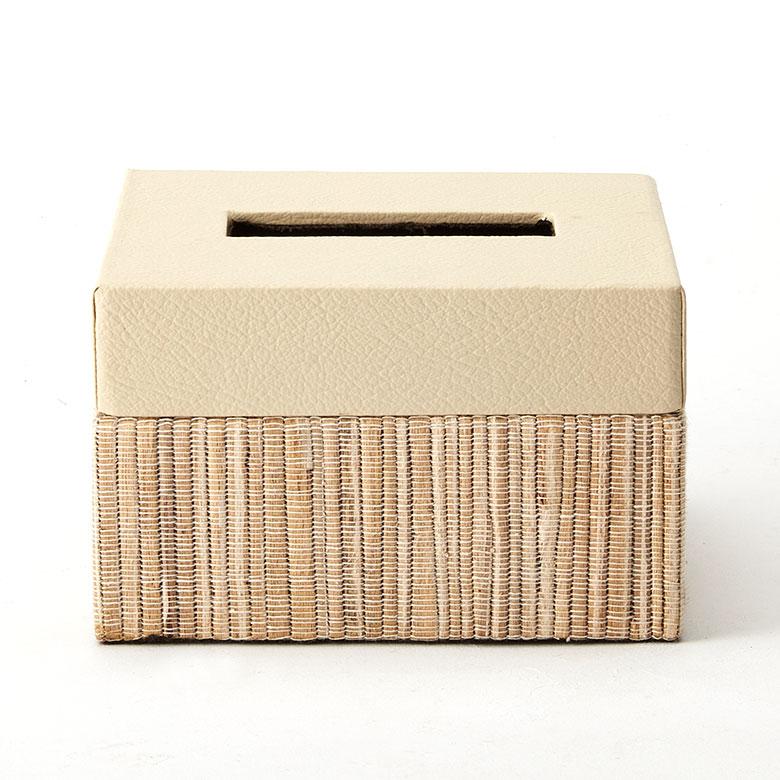 ティッシュケース おしゃれ コンパクト ハーフ ティッシュカバー レザー ウォーターヒヤシンス 合皮 おしゃれ 北欧 リゾート 雑貨 インテリア 西海岸 14079 | ELEMENTS（インテリア） | 14