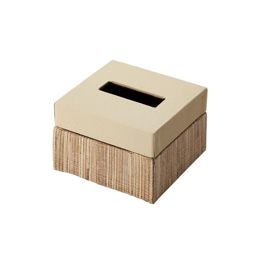 ティッシュケース おしゃれ コンパクト ハーフ ティッシュカバー レザー ウォーターヒヤシンス 合皮 おしゃれ 北欧 リゾート 雑貨 インテリア 西海岸 14079 | ELEMENTS（インテリア） | 20