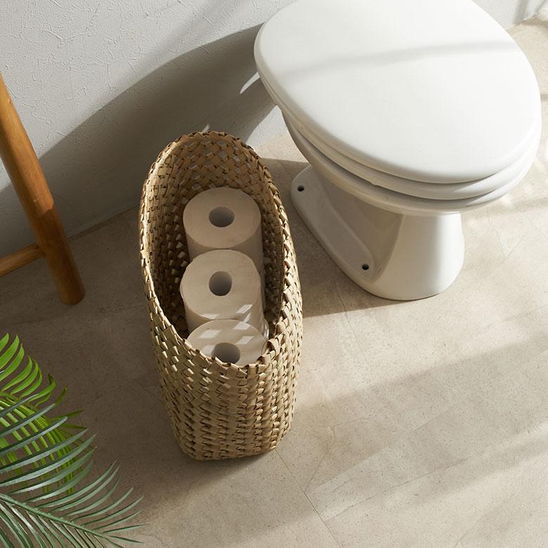 バスケット かご 約 17L スリム コンパクト 約 高さ 33cm ナチュラル ブラック 荷物 入れ 収納 おもちゃ 雑誌 おしゃれ 北欧 雑貨 インテリア 西海岸 14086 | ELEMENTS（インテリア） | 12