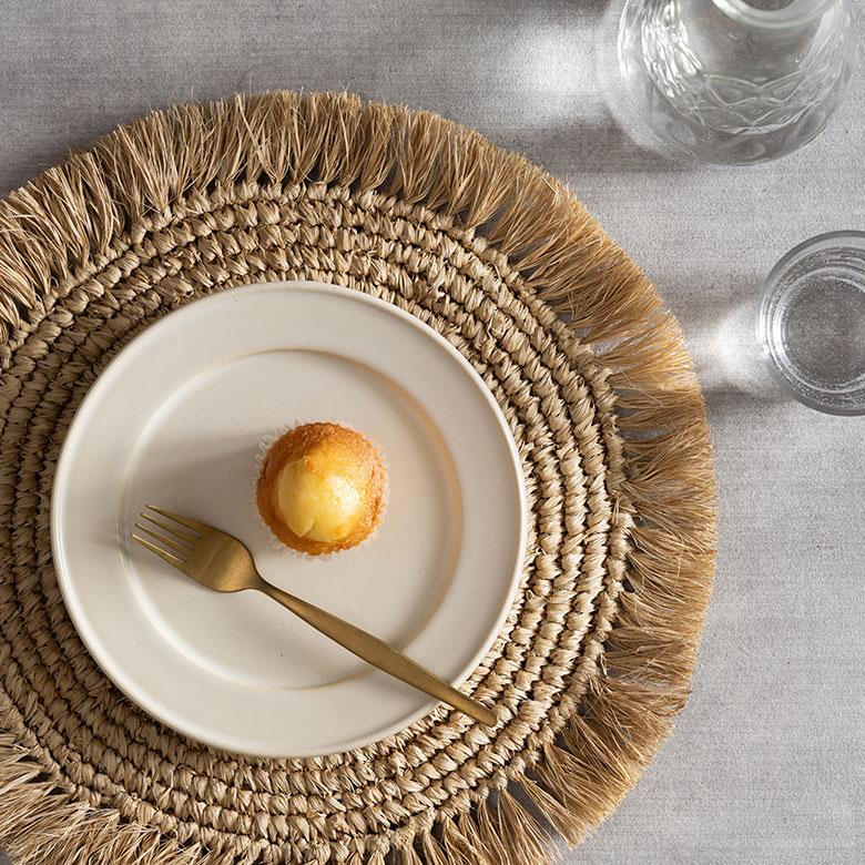 ランチョン マット ラフィア ラウンド 円形 丸 プレース 直径 約 38cm ランチ プレイス ディスプレイ おしゃれ 北欧 リゾート 雑貨 インテリア 西海岸 14092 | ELEMENTS（インテリア） | 08