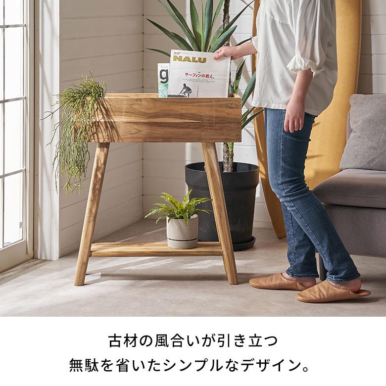 プランター スタンド 脚付き シェルフ 天然 木 製 ウッド ラック カバー 収納 5号 鉢 フラワー ボックス 花 台 おしゃれ 北欧 家具 インテリア 西海岸 14093 | ELEMENTS（インテリア） | 07