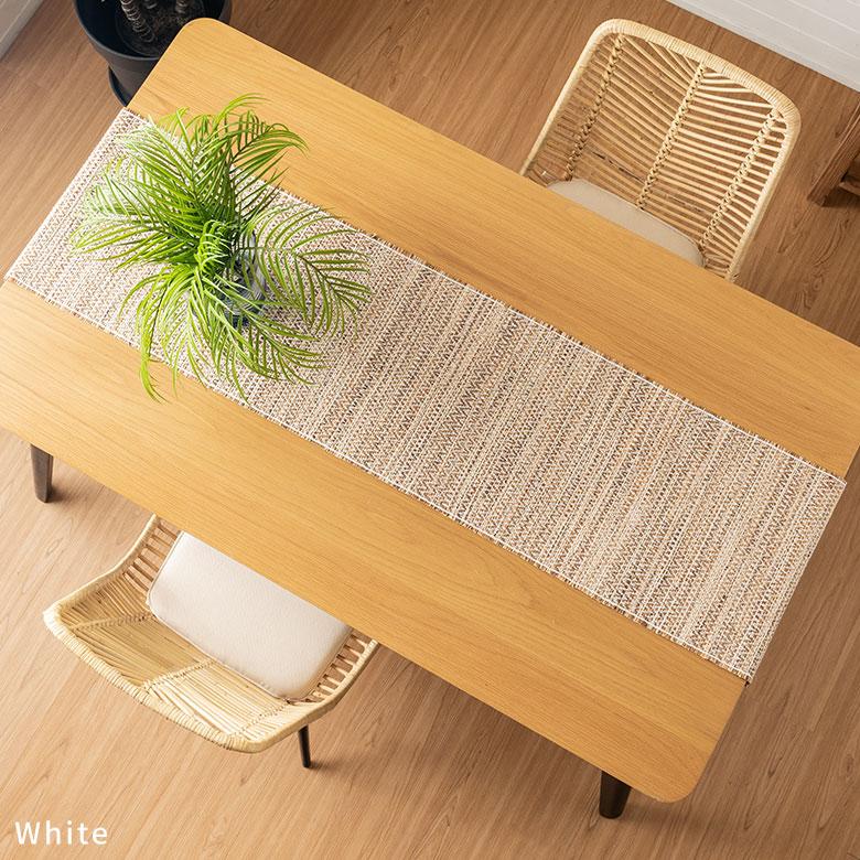 テーブル ランナー シーグラス ライナー 約 幅 180cm センター ディスプレイ マット コーディネート おしゃれ 北欧 リゾート 雑貨 インテリア 西海岸 140 | ELEMENTS（インテリア） | 14