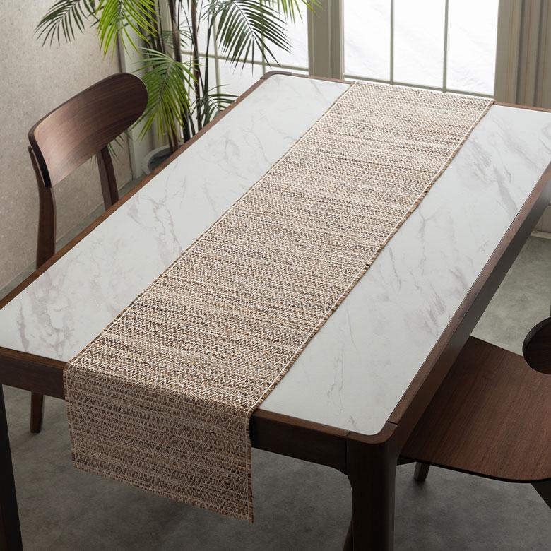 テーブル ランナー シーグラス ライナー 約 幅 180cm センター ディスプレイ マット コーディネート おしゃれ 北欧 リゾート 雑貨 インテリア 西海岸 140 | ELEMENTS（インテリア） | 20