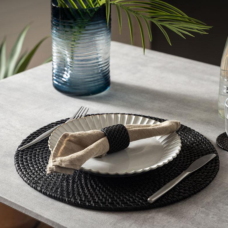 ナプキン リング ラタン 籐 ホルダー ナフキン テーブル ウエア ダイニング キッチン 小物 装飾 おしゃれ 北欧 リゾート 雑貨 インテリア 西海岸 14103 | ELEMENTS（インテリア） | 11