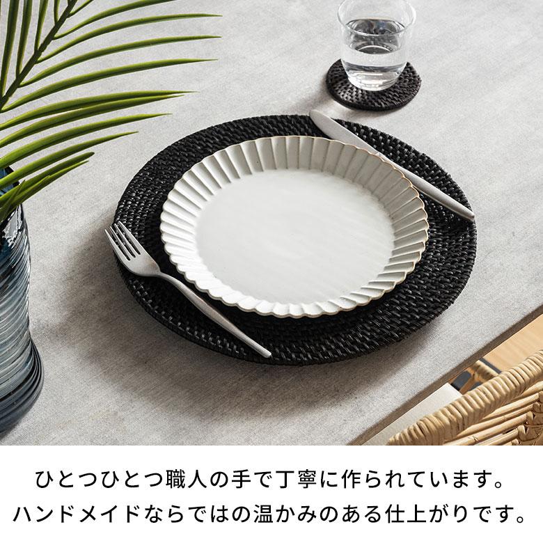 プレート トレイ ラタン 籐 ラウンド 円形 チャージャー アンダー マット プレイス テーブル ウエア トレー 装飾 おしゃれ 北欧 雑貨 インテリア 西海岸 14104 | ELEMENTS（インテリア） | 05