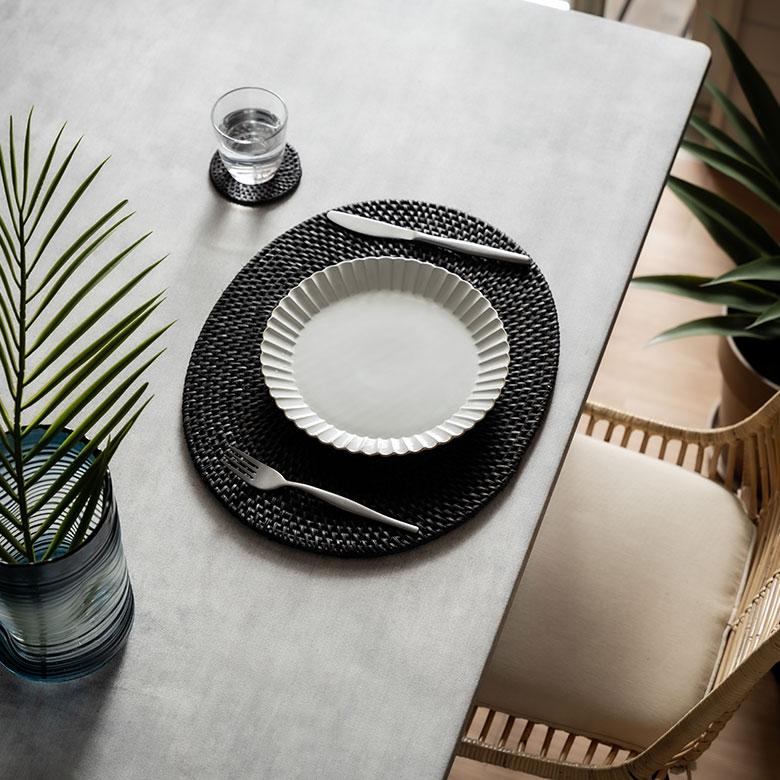 ランチョン マット ラタン 籐 オーバル 楕円 プレース プレイス ランチ テーブル ウエア コーディネート 装飾 おしゃれ 北欧 雑貨 インテリア 西海岸 14107 | ELEMENTS（インテリア） | 10