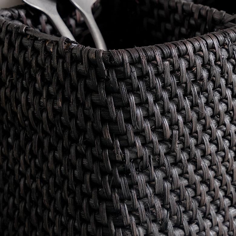 カトラリー スタンド ラタン 籐 収納 ペン 立て 入れ リモコン フォーク ナイフ スプーン 箸 テーブル ウエア おしゃれ 北欧 雑貨 インテリア 西海岸 14111 | ELEMENTS（インテリア） | 01