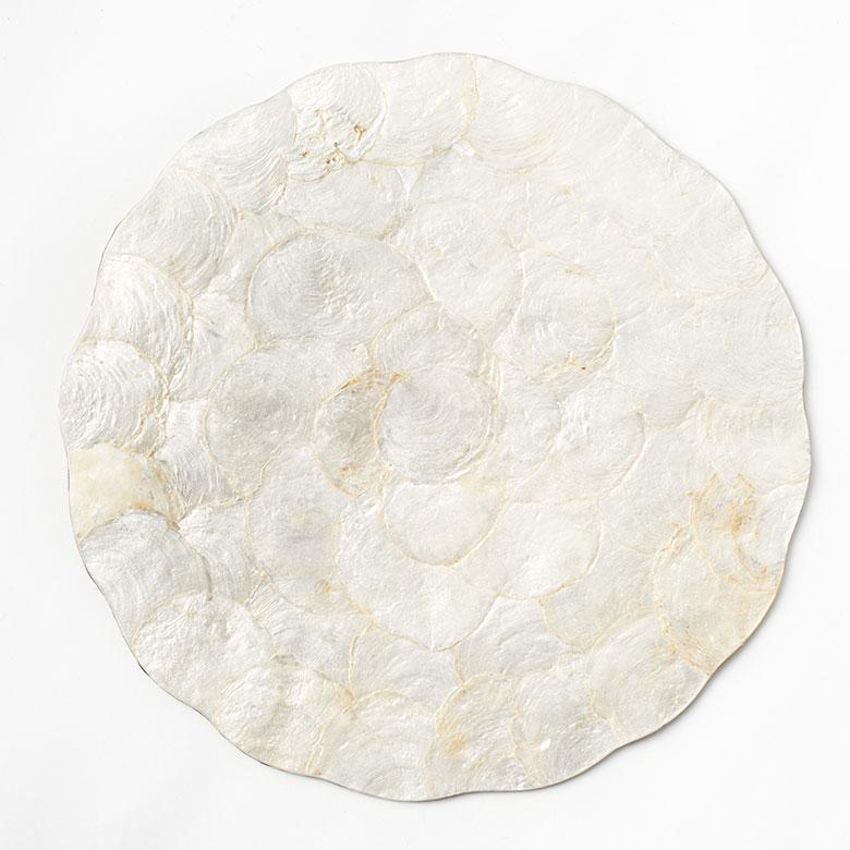 ランチョン マット カピス シェル ラウンド 円型 プレース リバーシブル プレイス ランチ テーブル ウエア おしゃれ 北欧 雑貨 インテリア 西海岸 14114 | ELEMENTS（インテリア） | 17