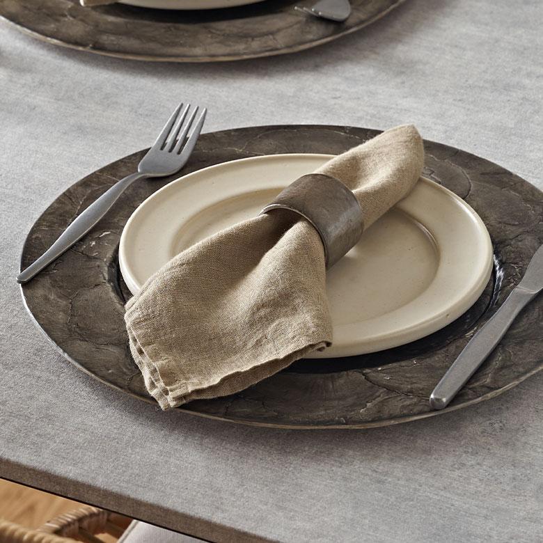 プレート トレイ カピス シェル ラウンド 円型 チャージャー アンダー マット プレイス テーブル ウエア トレー おしゃれ 北欧 雑貨 インテリア 西海岸 14116 | ELEMENTS（インテリア） | 12