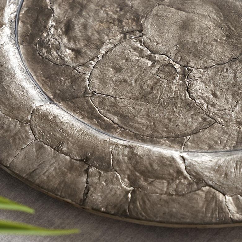 プレート トレイ カピス シェル ラウンド 円型 チャージャー アンダー マット プレイス テーブル ウエア トレー おしゃれ 北欧 雑貨 インテリア 西海岸 14116 | ELEMENTS（インテリア） | 01