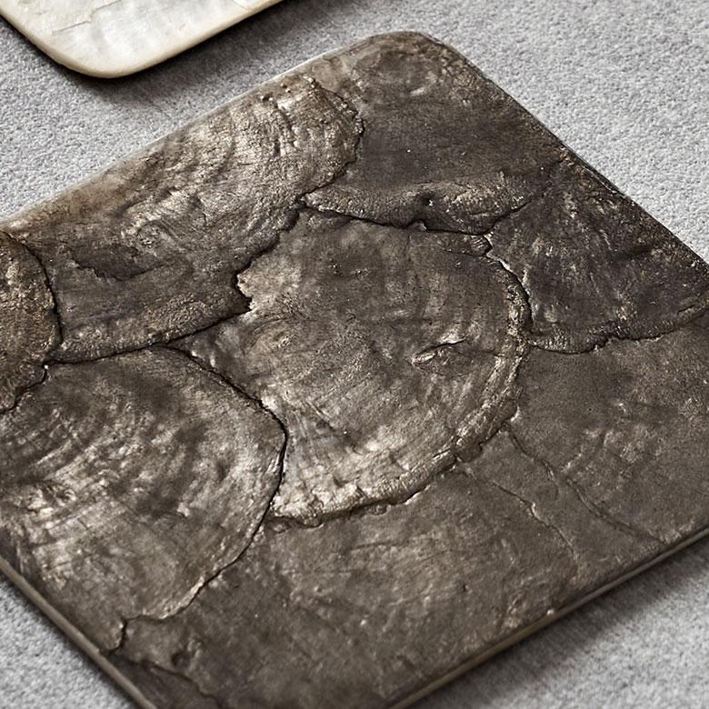 コースター カピス シェル スクエア 四角 1枚 リバーシブル トレイ トレー ディスプレイ テーブル ウエア おしゃれ 北欧 雑貨 インテリア 西海岸 14118 | ELEMENTS（インテリア） | 01