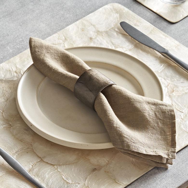 ナプキン リング カピス シェル ホルダー ナフキン テーブル ウエア ダイニング キッチン 小物 装飾 おしゃれ 北欧 リゾート 雑貨 インテリア 西海岸 14119 | ELEMENTS（インテリア） | 12