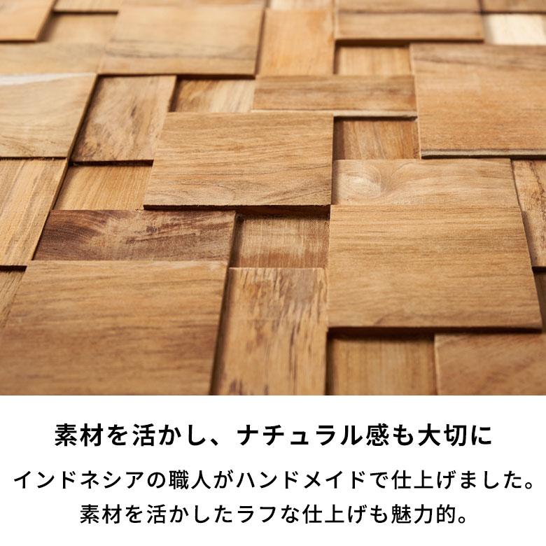 ウォール パネル 壁材 10枚 天然木製 ウッド タイル 板 面 内装 DIY リフォーム リメイク 簡単 おしゃれ 北欧 雑貨 インテリア ランダム 西海岸 14122 | ELEMENTS（インテリア） | 10