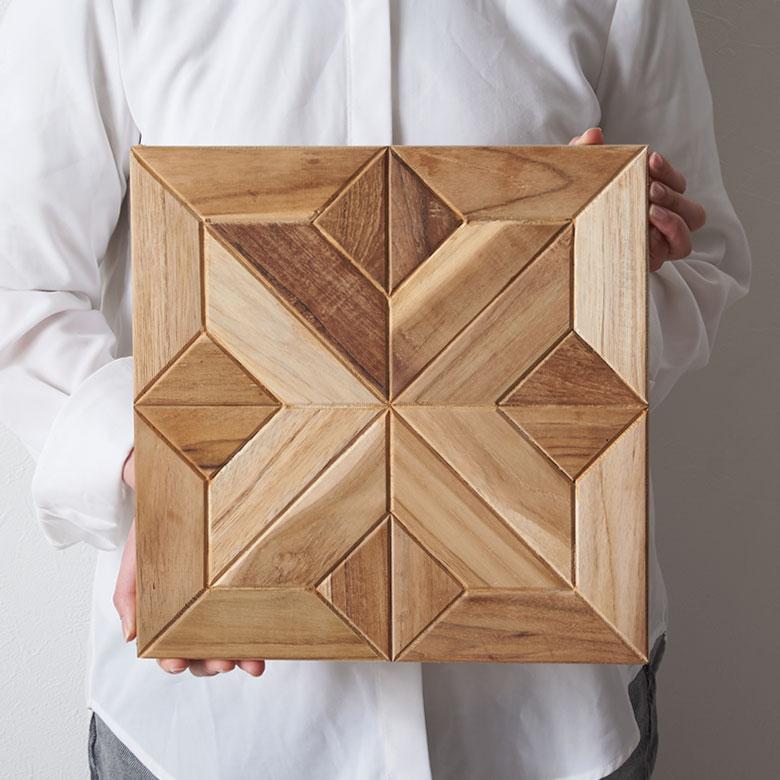 ウォール パネル 壁材 10枚 天然木製 ウッド タイル 板 面 内装 DIY リフォーム リメイク 簡単 おしゃれ 北欧 雑貨 インテリア クロス 西海岸 14124 | ELEMENTS（インテリア） | 13