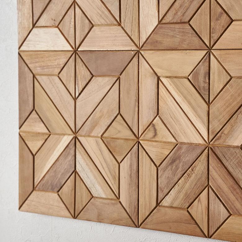 ウォール パネル 壁材 10枚 天然木製 ウッド タイル 板 面 内装 DIY リフォーム リメイク 簡単 おしゃれ 北欧 雑貨 インテリア クロス 西海岸 14124 | ELEMENTS（インテリア） | 01