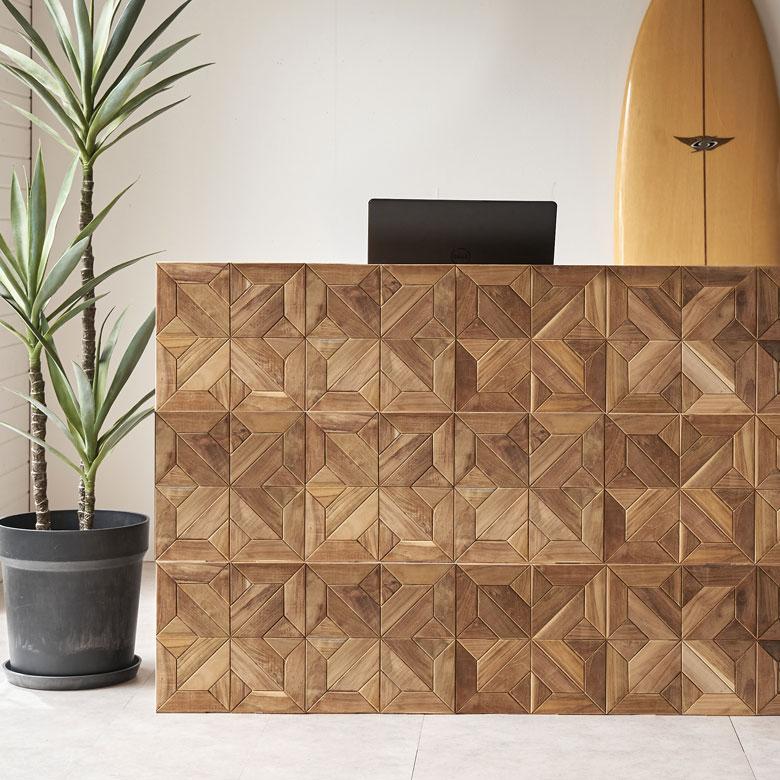 ウォール パネル 壁材 10枚 天然木製 ウッド タイル 板 面 内装 DIY リフォーム リメイク 簡単 おしゃれ 北欧 雑貨 インテリア クロス 西海岸 14124 | ELEMENTS（インテリア） | 04