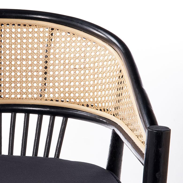 ラタンチェア おしゃれ 椅子 ラタン いす ダイニングチェア 肘掛け 座面高45cm 軽量 天然素材 籐の椅子 北欧 リゾート インテリア 西海岸風 家具 サーフ 14160 | ELEMENTS（インテリア） | 11