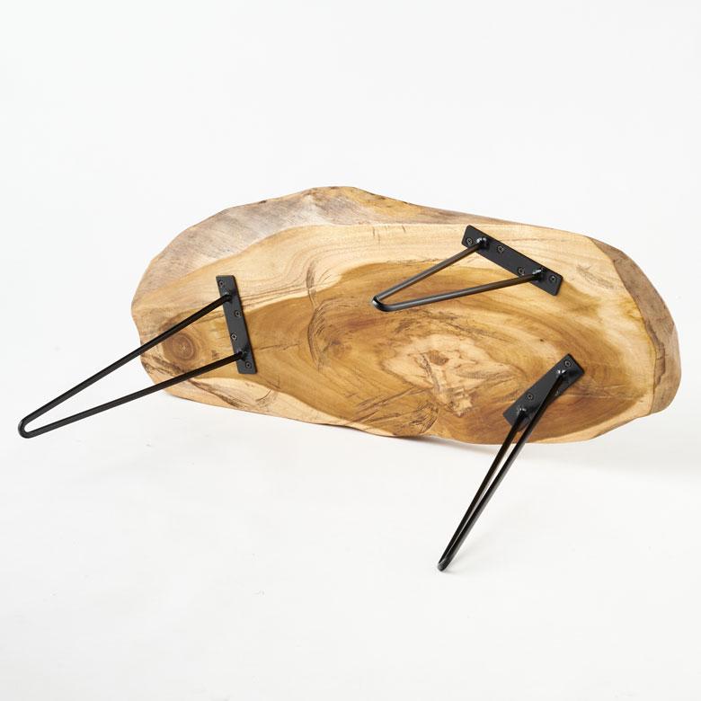 ローテーブル おしゃれ 木製 切り株テーブル テーブル ロー チーク材 センターテーブル 無垢材 天板 一枚板ローテーブル 西海岸 インテリア コースタル 14168 | ELEMENTS（インテリア） | 14