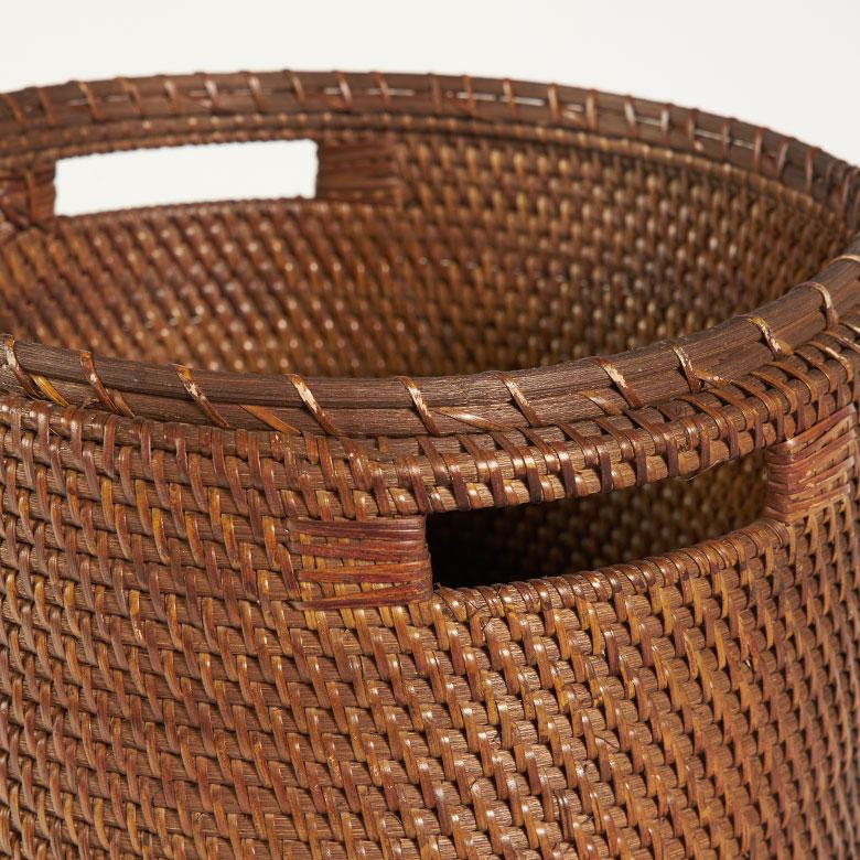 ランドリーバスケット ラタン ふた付き おしゃれ アタ バスケット 大容量 かご 収納 蓋付き 天然素材 北欧 リゾート バリ島 雑貨 インテリア アジアン 14177 | ブランド登録なし | 13