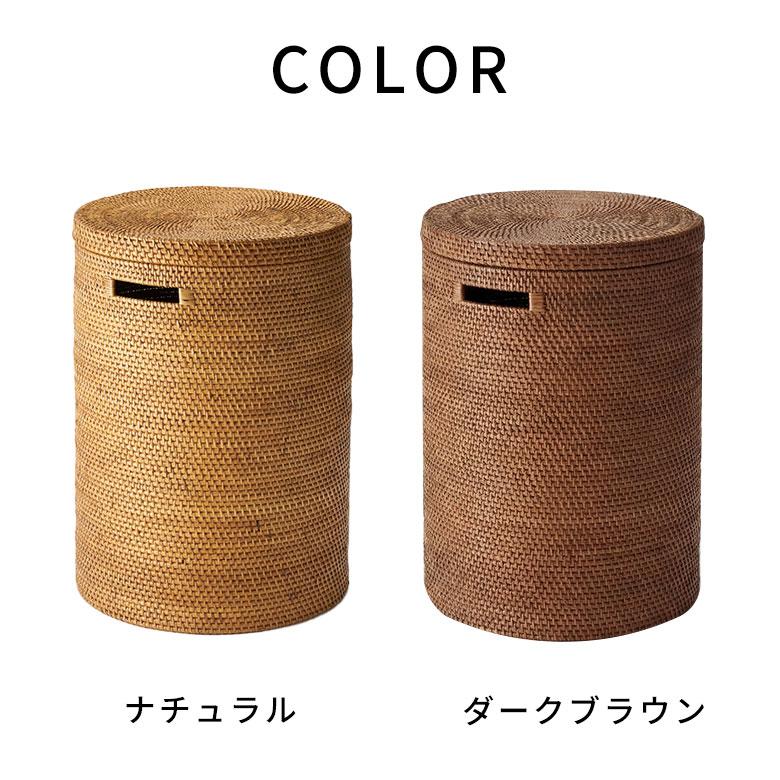 ランドリーバスケット ラタン ふた付き おしゃれ アタ バスケット 大容量 かご 収納 蓋付き 天然素材 北欧 リゾート バリ島 雑貨 インテリア アジアン 14177 | ブランド登録なし | 17