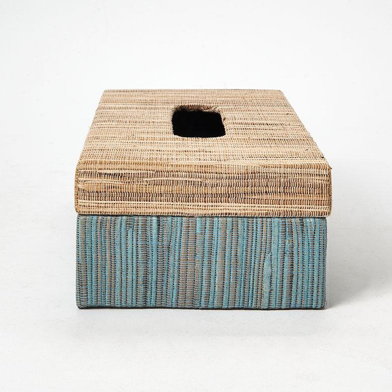 蓋付き ティッシュケース レギュラーサイズ ティッシュカバー ウォーターヒヤシンス ティッシュ 卓上 おしゃれ 北欧 リゾート 雑貨 インテリア 西海岸 14191 | ELEMENTS（インテリア） | 16