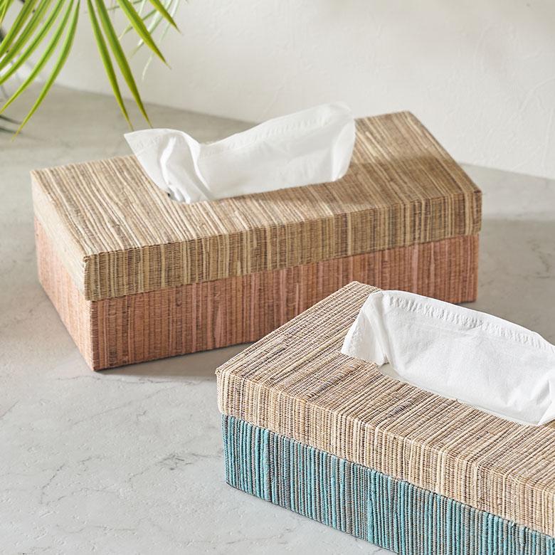 蓋付き ティッシュケース レギュラーサイズ ティッシュカバー ウォーターヒヤシンス ティッシュ 卓上 おしゃれ 北欧 リゾート 雑貨 インテリア 西海岸 14191 | ELEMENTS（インテリア） | 20