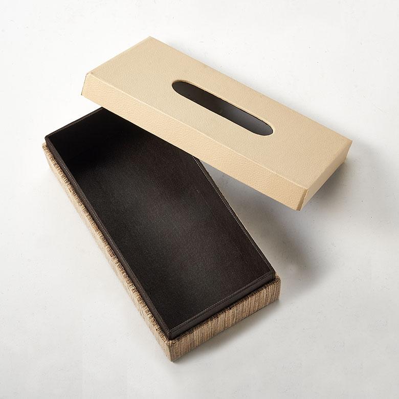 蓋付き ティッシュケース レギュラーサイズ ティッシュカバー レザー ウォーターヒヤシンス 合皮 卓上 おしゃれ 北欧 リゾート 雑貨 インテリア 西海岸 14192 | ELEMENTS（インテリア） | 16