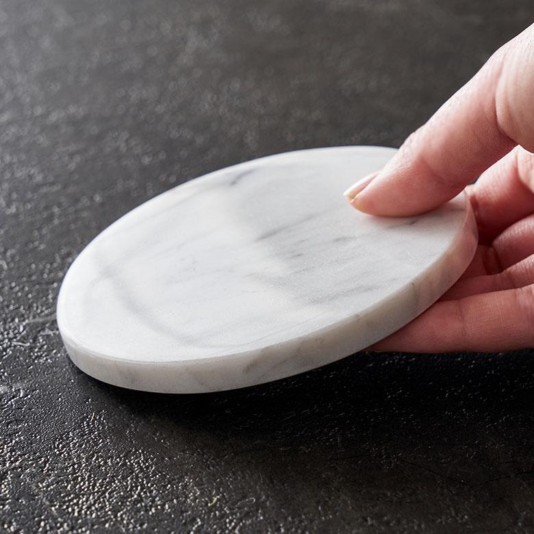 コースター おしゃれ アクセサリートレイ 置物 玄関 小物置き トレー オブジェ 大理石 プレート ディスプレイ 北欧 リゾート 雑貨 インテリア 飾り 西海岸 14200 | ELEMENTS（インテリア） | 10
