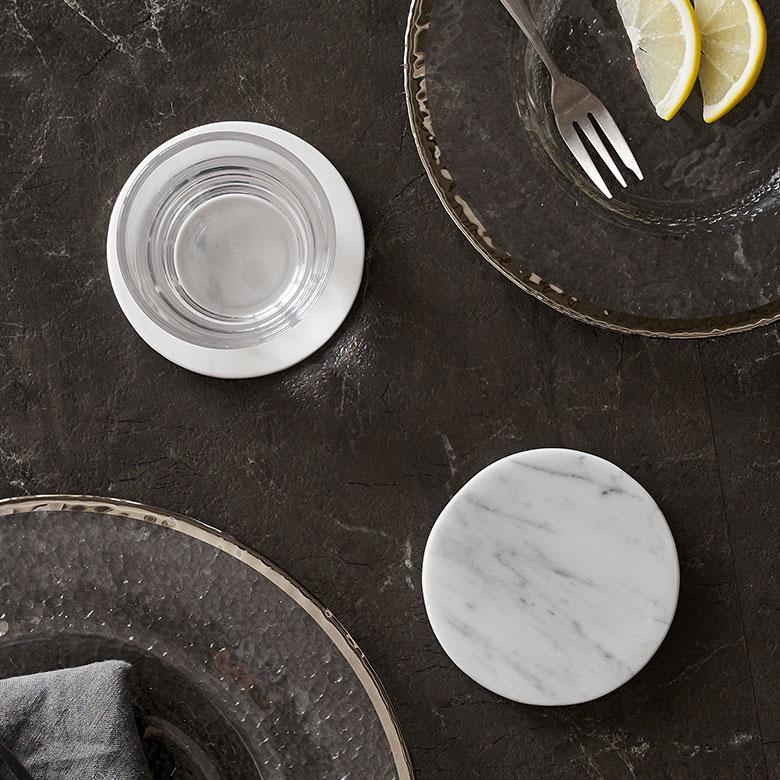 コースター おしゃれ アクセサリートレイ 置物 玄関 小物置き トレー オブジェ 大理石 プレート ディスプレイ 北欧 リゾート 雑貨 インテリア 飾り 西海岸 14200 | ELEMENTS（インテリア） | 06