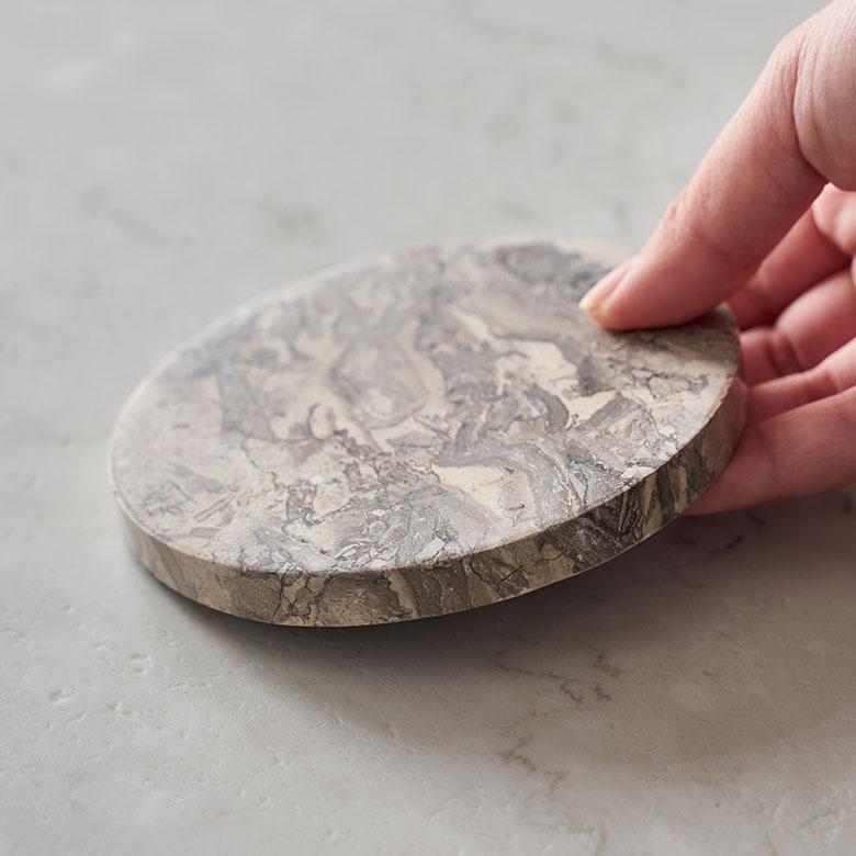 コースター おしゃれ アクセサリートレイ 置物 玄関 小物置き トレー オブジェ 大理石 プレート ディスプレイ 北欧 リゾート 雑貨 インテリア 飾り 西海岸 14201 | ELEMENTS（インテリア） | 10