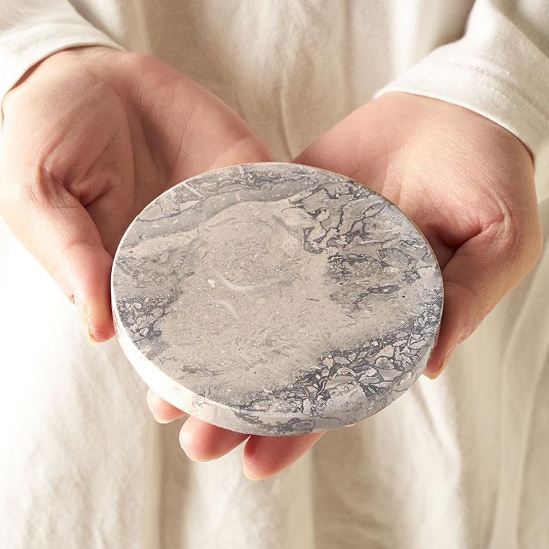 コースター おしゃれ アクセサリートレイ 置物 玄関 小物置き トレー オブジェ 大理石 プレート ディスプレイ 北欧 リゾート 雑貨 インテリア 飾り 西海岸 14201 | ELEMENTS（インテリア） | 14