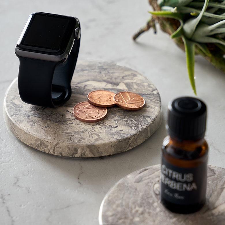 コースター おしゃれ アクセサリートレイ 置物 玄関 小物置き トレー オブジェ 大理石 プレート ディスプレイ 北欧 リゾート 雑貨 インテリア 飾り 西海岸 14201 | ELEMENTS（インテリア） | 08