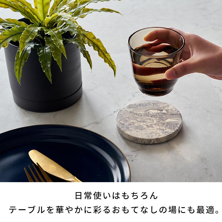 コースター おしゃれ アクセサリートレイ 置物 玄関 小物置き トレー オブジェ 大理石 プレート ディスプレイ 北欧 リゾート 雑貨 インテリア 飾り 西海岸 14201 | ELEMENTS（インテリア） | 09