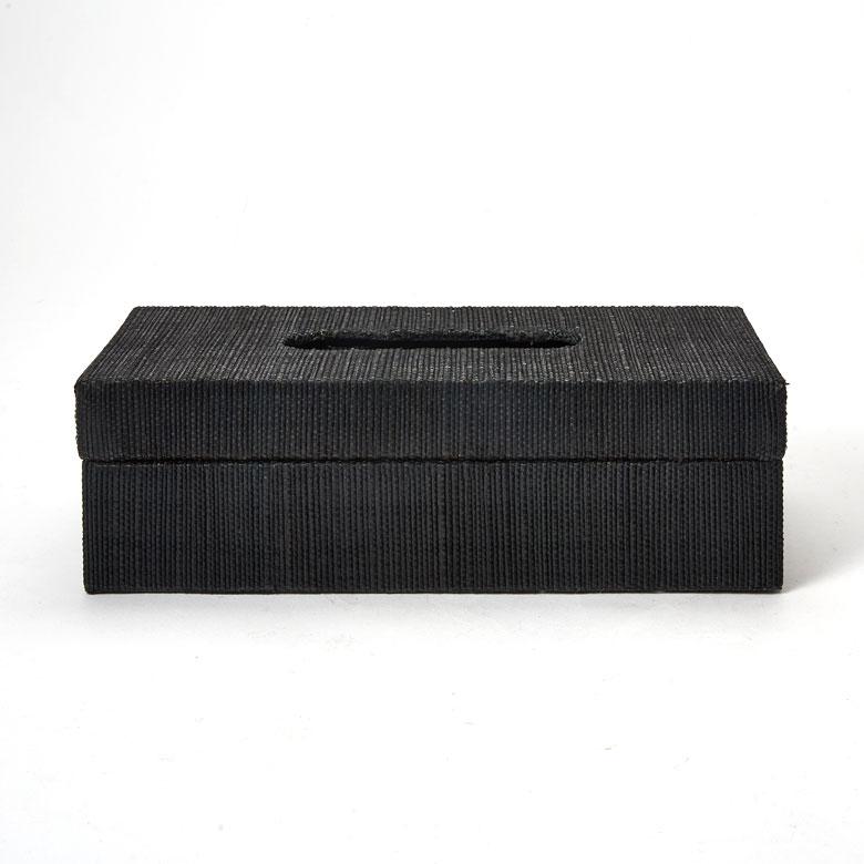 ティッシュケース 蓋付き レギュラーサイズ 箱 ティッシュカバー メンドン 天然素材 ソフトパック コンパクト ティッシュ 14210 | ELEMENTS（インテリア） | 14